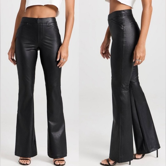 Spanx - NWT - M like leather flare pants - Picture 2 of 4